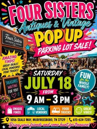 24 Vendors HUGE OUTSIDE SALE!