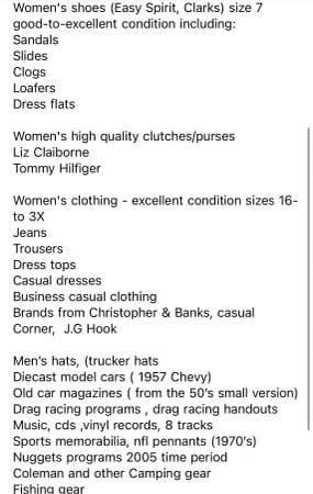 Yard sale