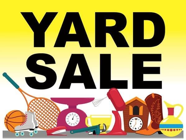 Yard Sale - Saturday, July 18th, 7-10am