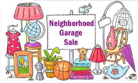 NEIGHBORHOOD YARD SALE