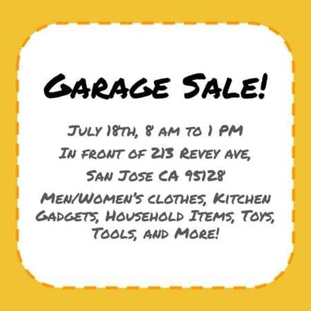 Garage Sale
