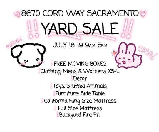 YARD SALE