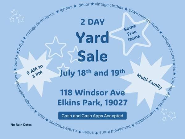 Yard Sale with Estate Antiques