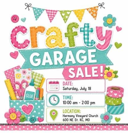 Crafty De-stash Garage Sale (20+ Vendors)