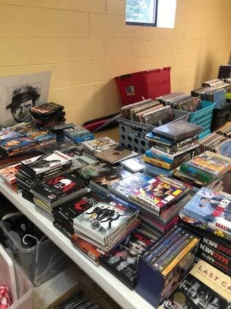 Massive media/estate sale