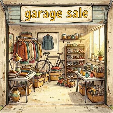 Garage Sale Happening Saturday 07/18/2026