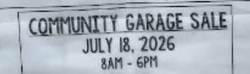 Fairways of Woodlake Annual Community Garage/Rummage Sale SaturdayOnly