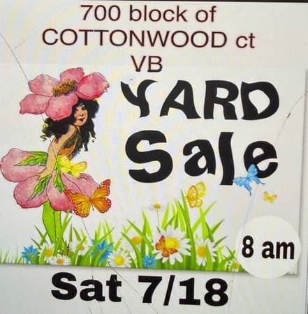 Community yard sale in Timberlake VB