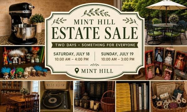 MINT HILL ESTATE SALE