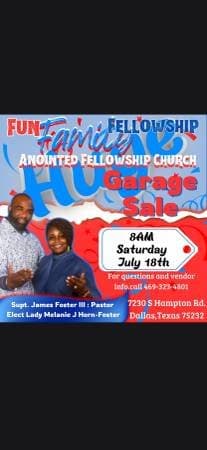 1 Day Church Huge Parking Lot Garage Sale